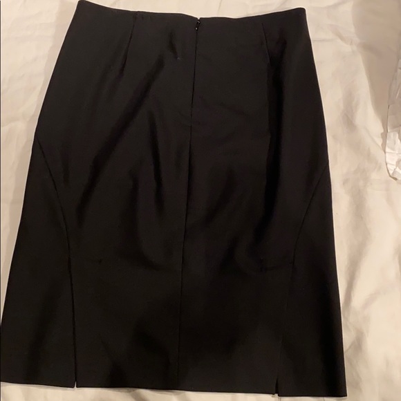 Theory wool pencil skirt black sz 4 - Picture 4 of 6